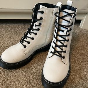 Forever 21 White Boots